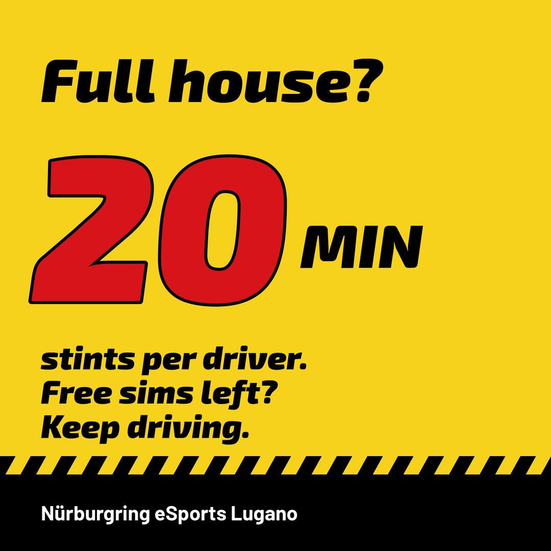 20-minute stints